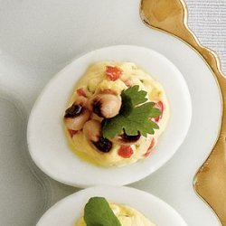 Texas Caviar Deviled Eggs recipe