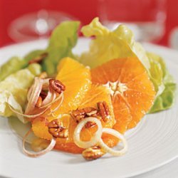 Lettuce, Orange, and Pecan Salad recipe
