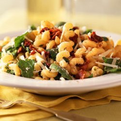 Pasta with Asiago Cheese and Spinach recipe