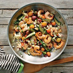 Skillet-Roasted Okra and Shrimp recipe