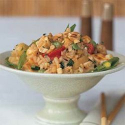 Fried Rice with Pineapple and Tofu recipe