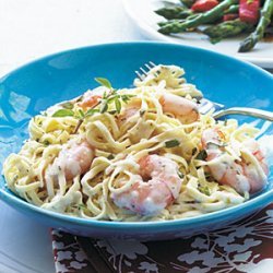 Creamy Garlic Shrimp and Pasta recipe
