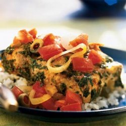 Fish Tagine with Preserved Lemon and Tomatoes recipe
