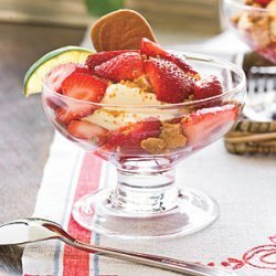Free-form Strawberry Cheesecake recipe