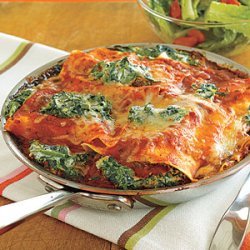 Spinach-Ricotta Skillet Lasagna recipe