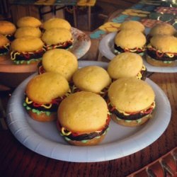 Hamburger Cupcakes recipe