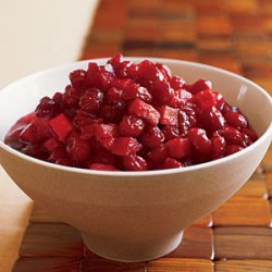 Cranberries with Apples and Brandy recipe