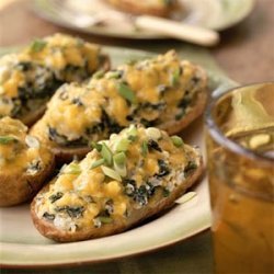 Twice-Baked Spinach Potatoes recipe