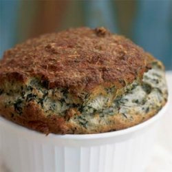Greens and Cheese Souffle recipe