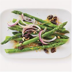 Raisin and Pine Nut Asparagus recipe