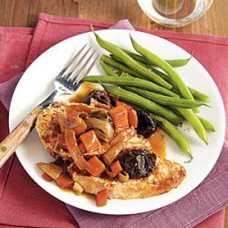 Braised Pork Loin with Port and Dried Plums recipe