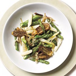 Morel Mushroom and Asparagus Saute recipe