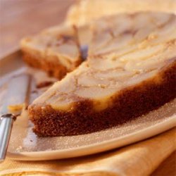 Pear Upside-Down Gingerbread Cake recipe
