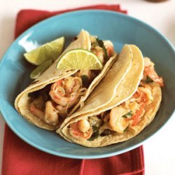 Garlicky Shrimp-Cilantro Tacos (Tacos de Camarones al Mojo de Ajo) recipe