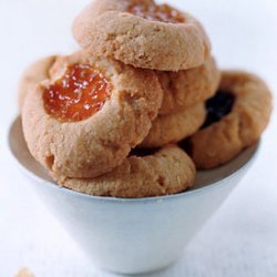 Almond Thumbprint Cookies recipe