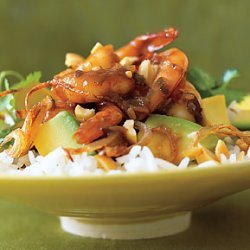 Shrimp and Avocado in Tamarind Sauce recipe