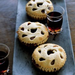 Brandied Sour Cherry and Pear Tartlets recipe