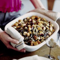 Wild Rice, Apple, and Dried-Cranberry Stuffing recipe