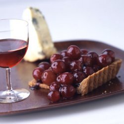 Port-Glazed Grape Tarts with Pecan Crust recipe