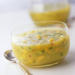 Chilled Mango and Cucumber Soup recipe