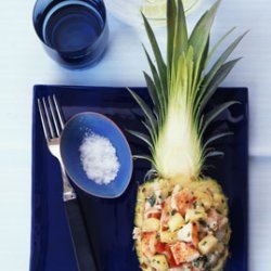 Lobster and Pineapple Salad with Basil and Mint recipe