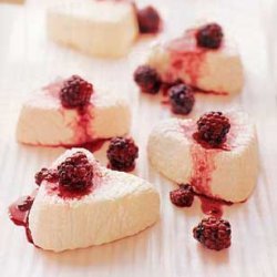 Coeurs à la Crème with Blackberries recipe