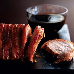 Bacon-Wrapped Maple Pork Loin recipe
