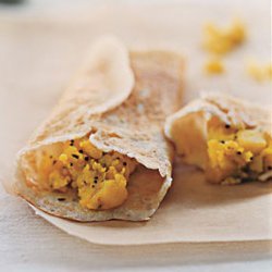 Rice and Lentil Crepes with Potato recipe
