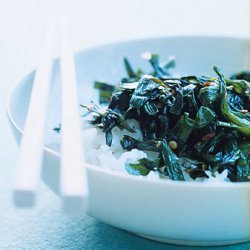 Stir-Fried Garlic Chives with Chile recipe