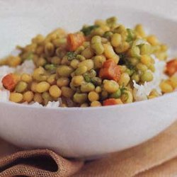 Lady Peas with Salt Pork and Rice recipe