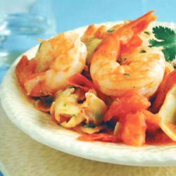 Scrumptious Shrimp with Artichokes recipe