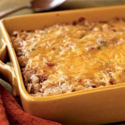Hash Brown Casserole with Bacon, Onions, and Cheese recipe