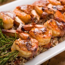 Grilled Shrimp With Garlic and Breadcrumbs recipe