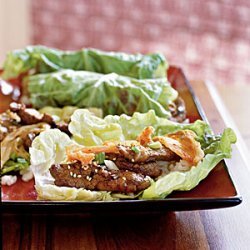 Korean Sesame Beef with Lettuce Wraps recipe