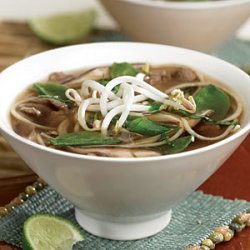 Spicy Asian Beef and Noodle Soup recipe