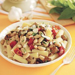 Rigatoni with Beans and Mushrooms recipe
