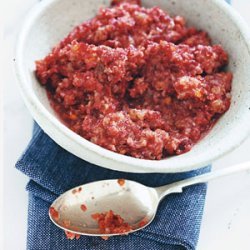 Raw Cranberry Relish recipe