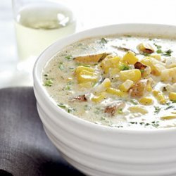 Grilled Corn and Potato Chowder recipe