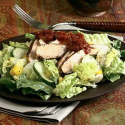 Blackened Chicken Salad with Tomato Chutney recipe