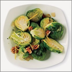 Sauteed Brussels Sprouts with Lemon and Pecan recipe