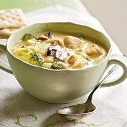 Broccoli and Chicken Noodle Soup recipe