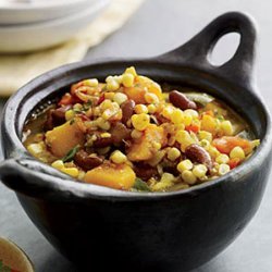 Bean, Corn and Squash Stew recipe