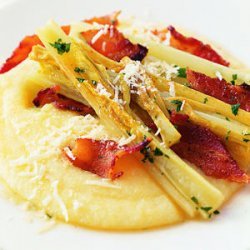 Braised Celery with Parmesan Polenta recipe