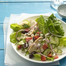 Greek Salad With Grilled Chicken recipe
