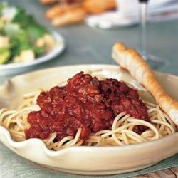 Spaghetti with Meat Sauce recipe