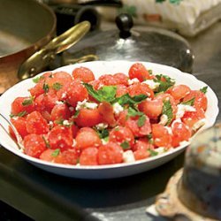 Watermelon Salad with Feta and Mint recipe