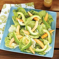 Papaya and Avocado Salads with Hawaiian Vanilla Vinaigrette recipe