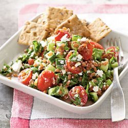 Wheat Berry Salad with Goat Cheese recipe