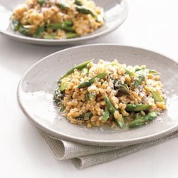 Barley Risotto with Asparagus and Parmesan recipe