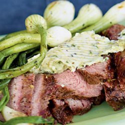 Grilled Tri-Tip with Citrus-Chile Butter recipe